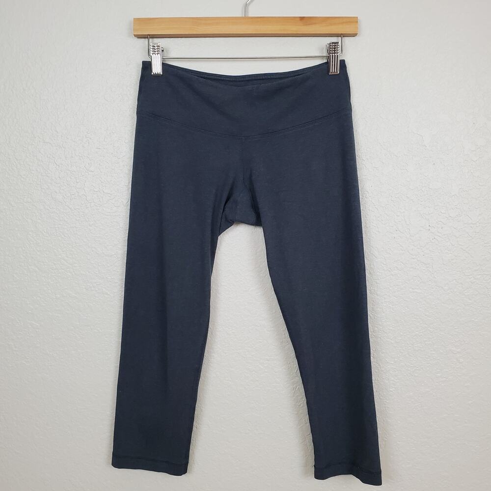 Lululemon Leggings Womens Size 4 Cropped Dark Gray 20" Run Yoga Workout Gym